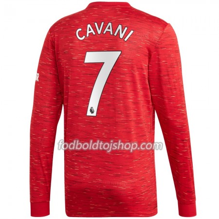 Manchester United Edinson Cavani 7 Hjemmebanetrøje 2020-21 L/S
